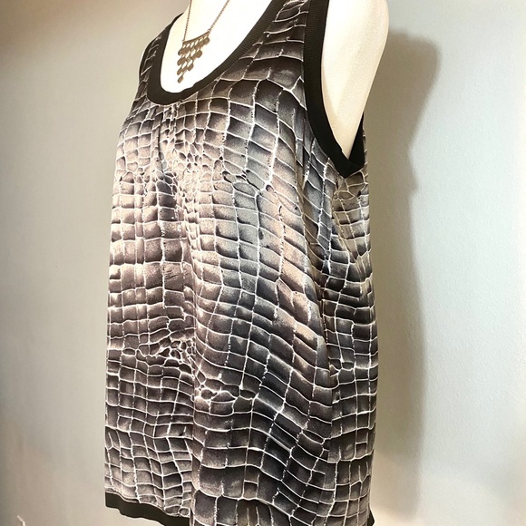 Sand Copenhagen Animal Print Silk Top - Picture 6 of 14